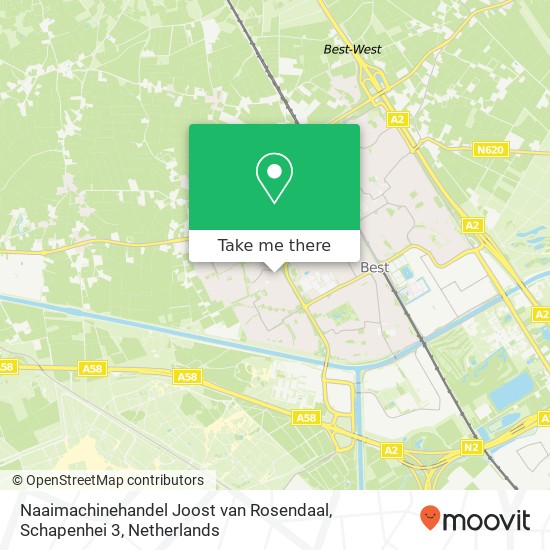 Naaimachinehandel Joost van Rosendaal, Schapenhei 3 map