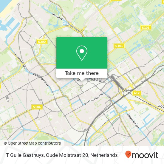 T Gulle Gasthuys, Oude Molstraat 20 map