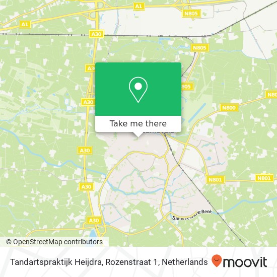 Tandartspraktijk Heijdra, Rozenstraat 1 map