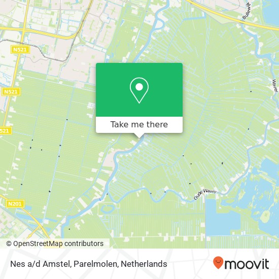 Nes a/d Amstel, Parelmolen map