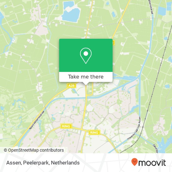 Assen, Peelerpark map