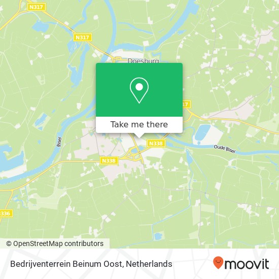 Bedrijventerrein Beinum Oost Karte