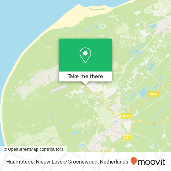 Haamstede, Nieuw Leven / Groenewoud Karte