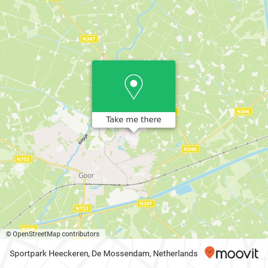 Sportpark Heeckeren, De Mossendam map
