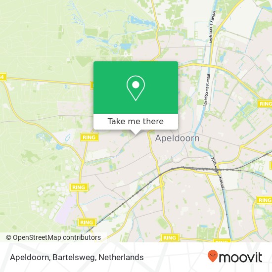 Apeldoorn, Bartelsweg Karte