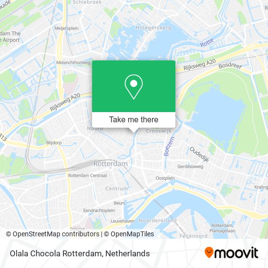 Olala Chocola Rotterdam map