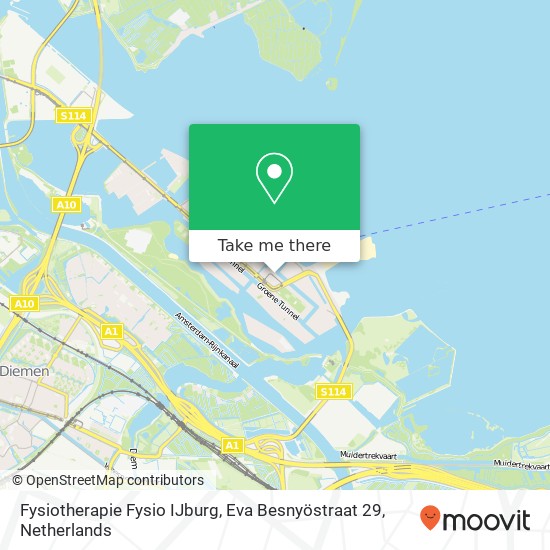 Fysiotherapie Fysio IJburg, Eva Besnyöstraat 29 map