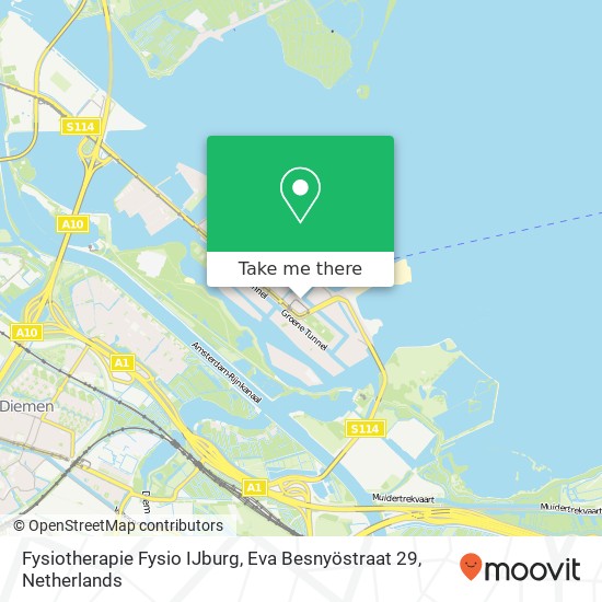 Fysiotherapie Fysio IJburg, Eva Besnyöstraat 29 Karte
