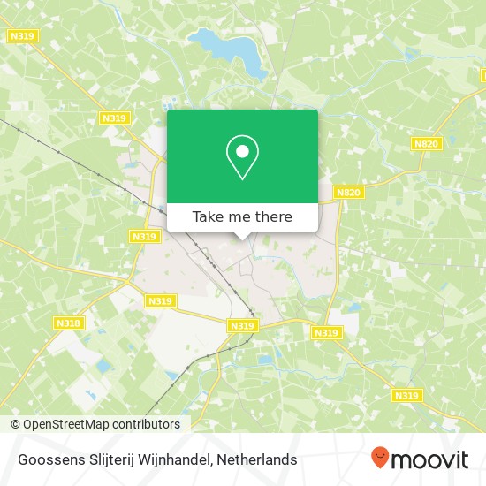 Goossens Slijterij Wijnhandel map