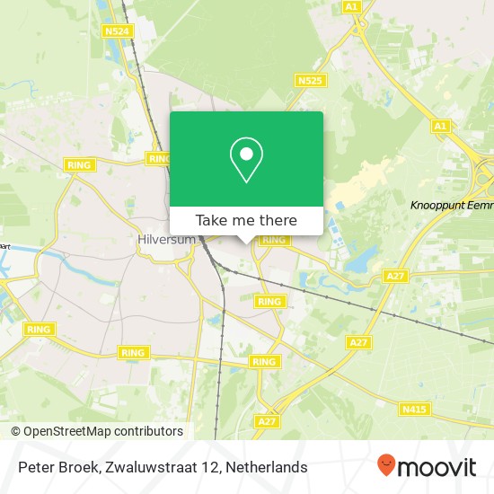 Peter Broek, Zwaluwstraat 12 map