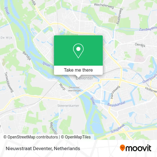 Nieuwstraat Deventer map