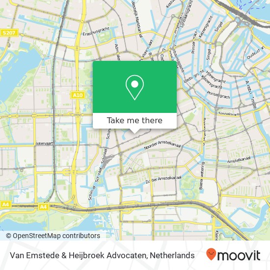 Van Emstede & Heijbroek Advocaten, Prins Hendriklaan 29 map