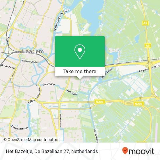 Het Bazeltje, De Bazellaan 27 map