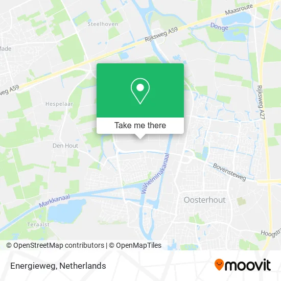 Energieweg map