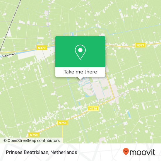 Prinses Beatrixlaan map