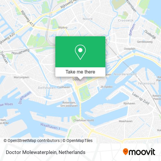Doctor Molewaterplein map