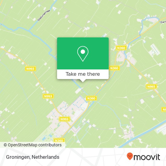 Groningen map