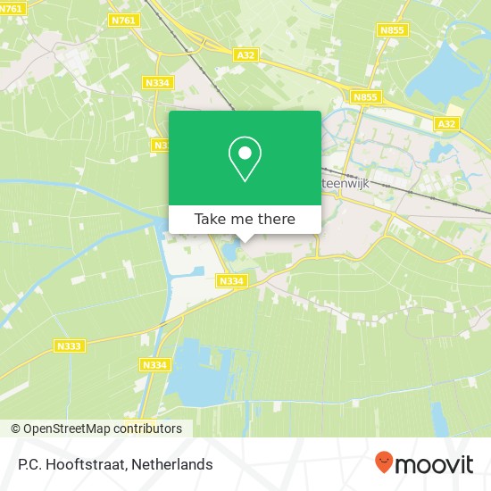 P.C. Hooftstraat map