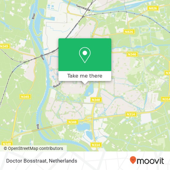 Doctor Bosstraat map