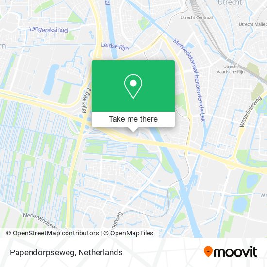 Papendorpseweg map