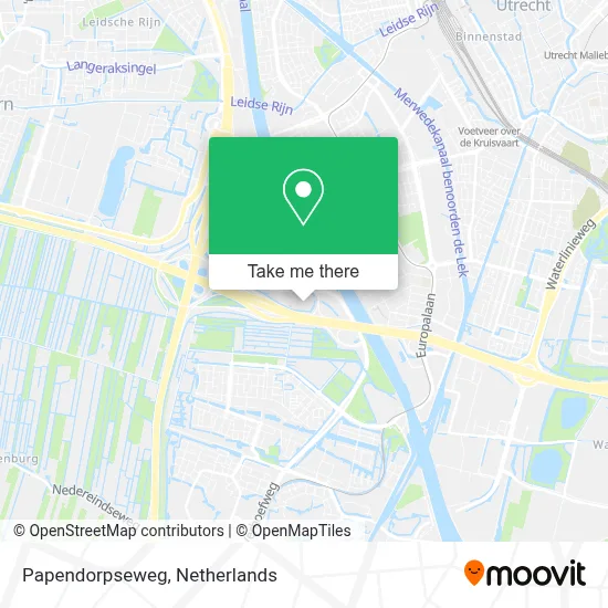 Papendorpseweg map
