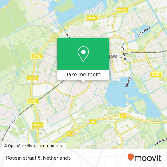 Rossinistraat 5 map