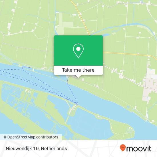 Nieuwendijk 10 map