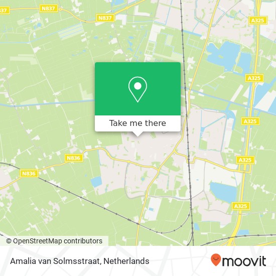 Amalia van Solmsstraat map