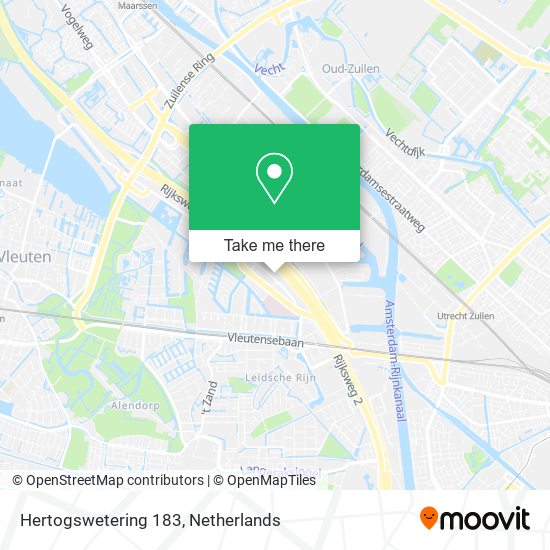 Hertogswetering 183 map