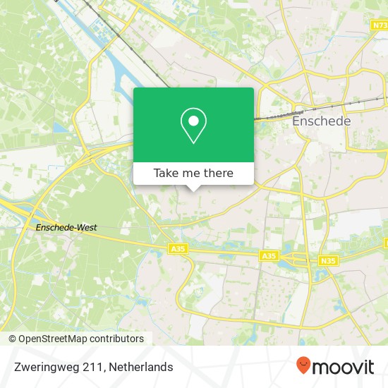 Zweringweg 211 map