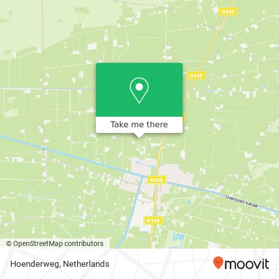 Hoenderweg map