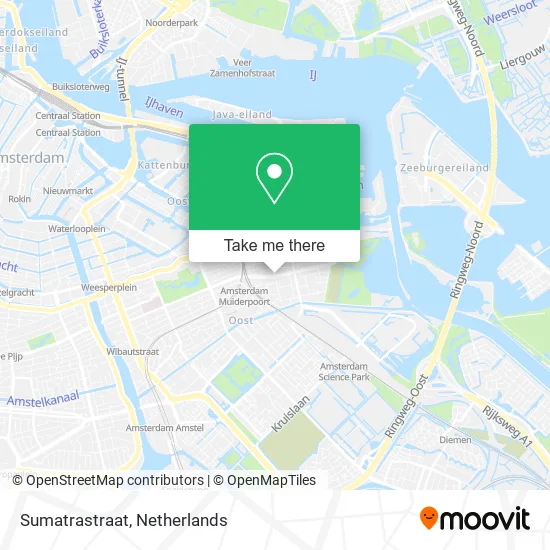 Sumatrastraat map
