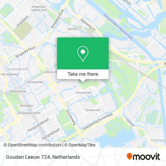 Gouden Leeuw 724 map