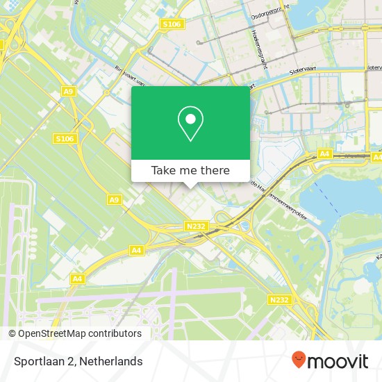 Sportlaan 2 map