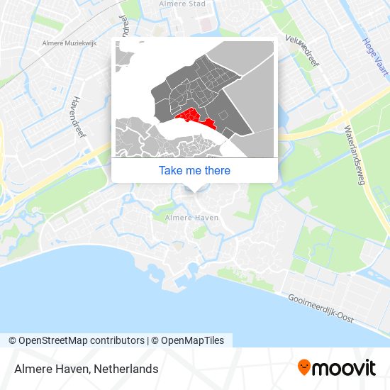 Almere Haven Karte