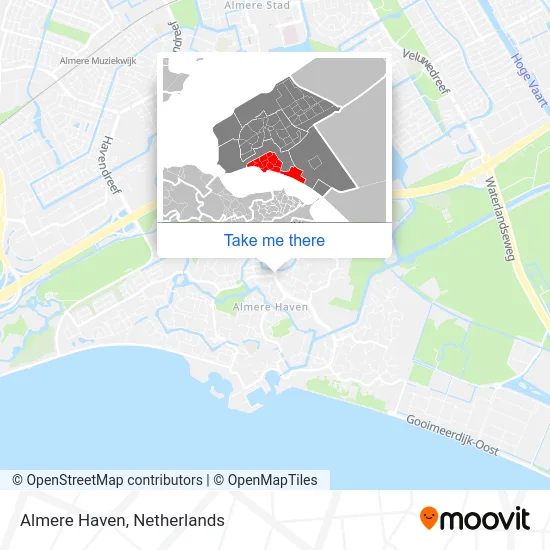 Almere Haven map