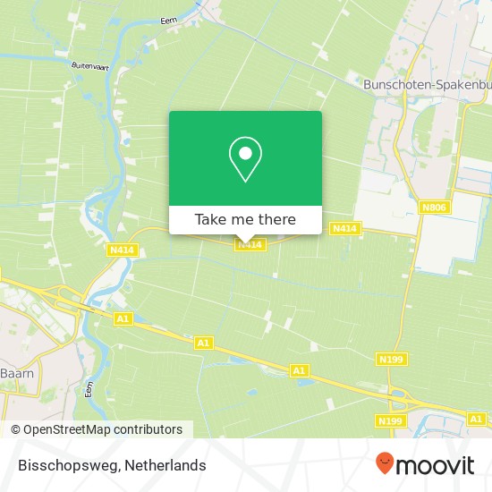 Bisschopsweg map
