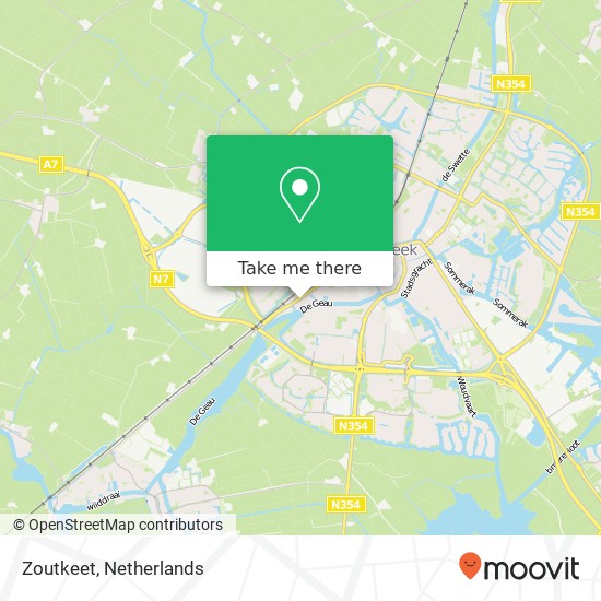 Zoutkeet map