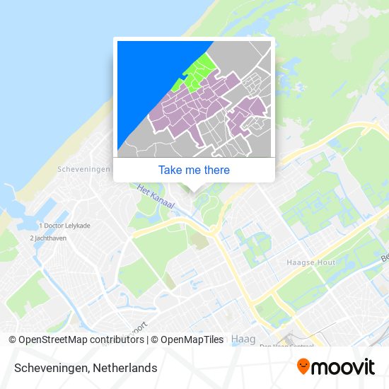 Scheveningen Karte