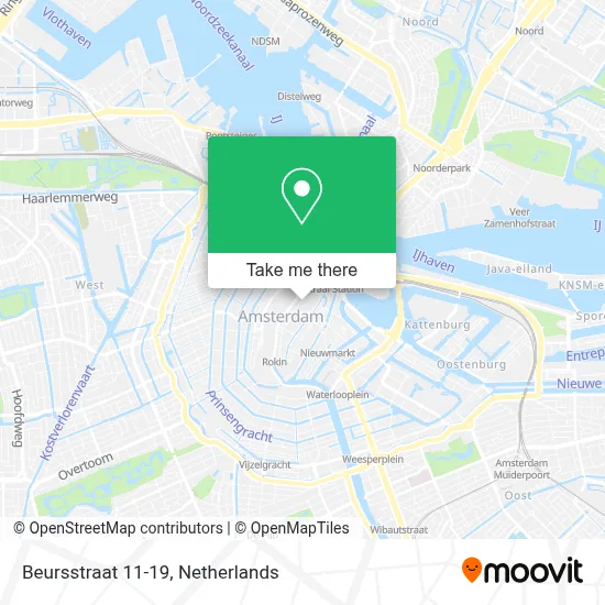 Beursstraat 11-19 map