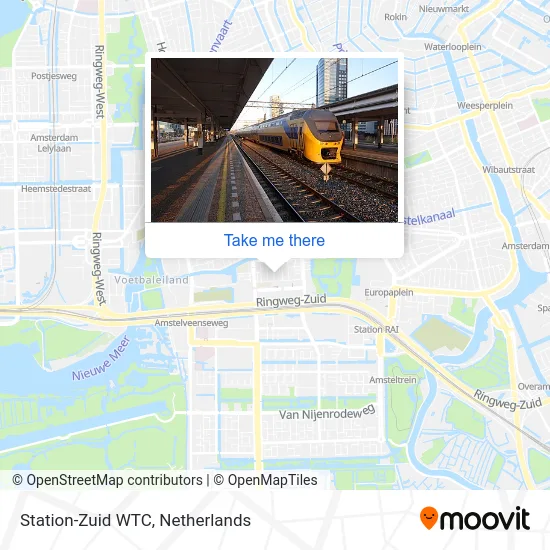 Station-Zuid WTC map