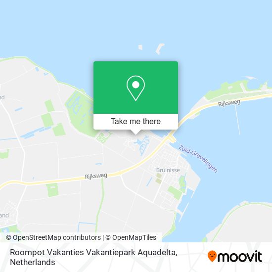 Roompot Vakanties Vakantiepark Aquadelta map