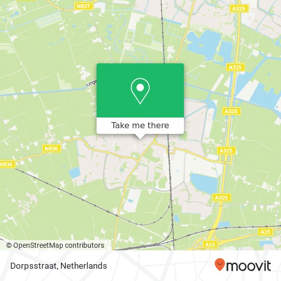 Dorpsstraat map