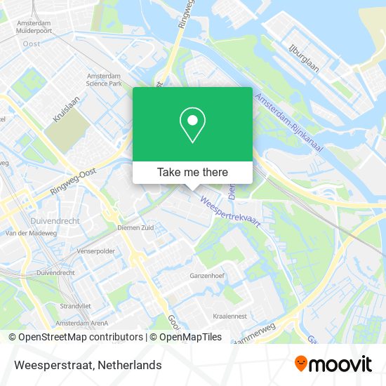 Weesperstraat map