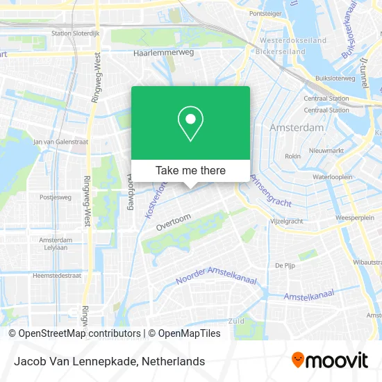 Jacob Van Lennepkade map