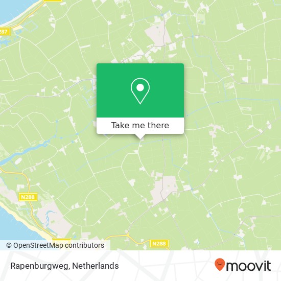 Rapenburgweg map