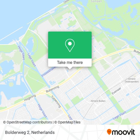 Bolderweg 2 map