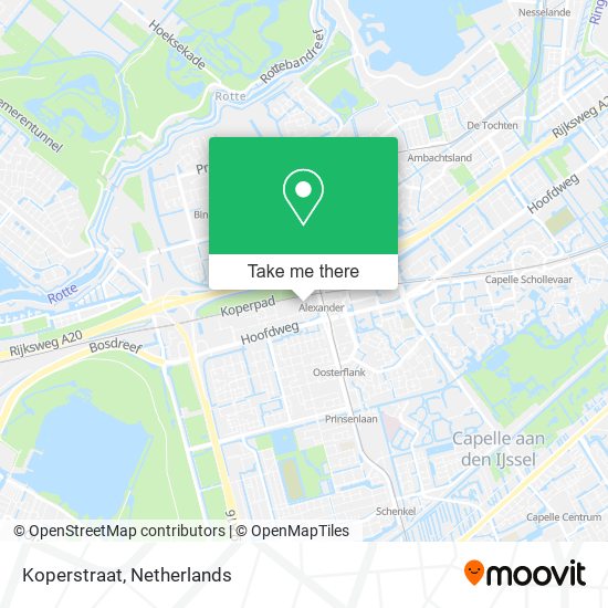 Koperstraat map