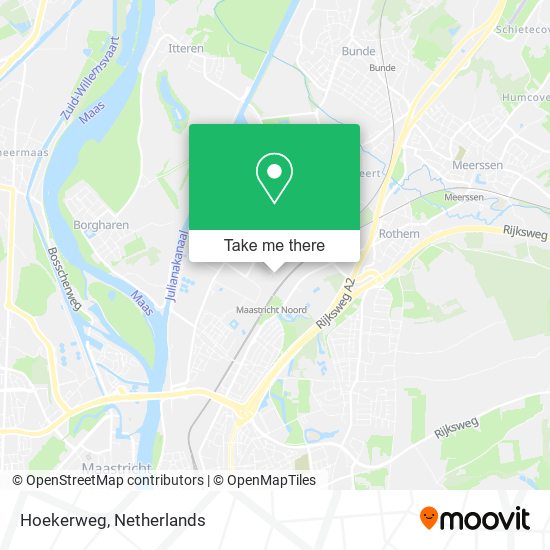 Hoekerweg map