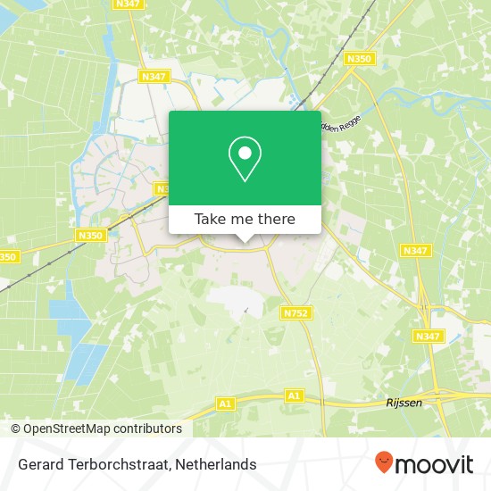 Gerard Terborchstraat map